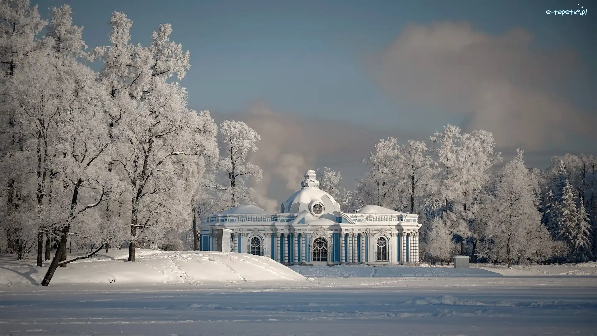 Carskie Sioło, Letni, Pałac, Zima, Park