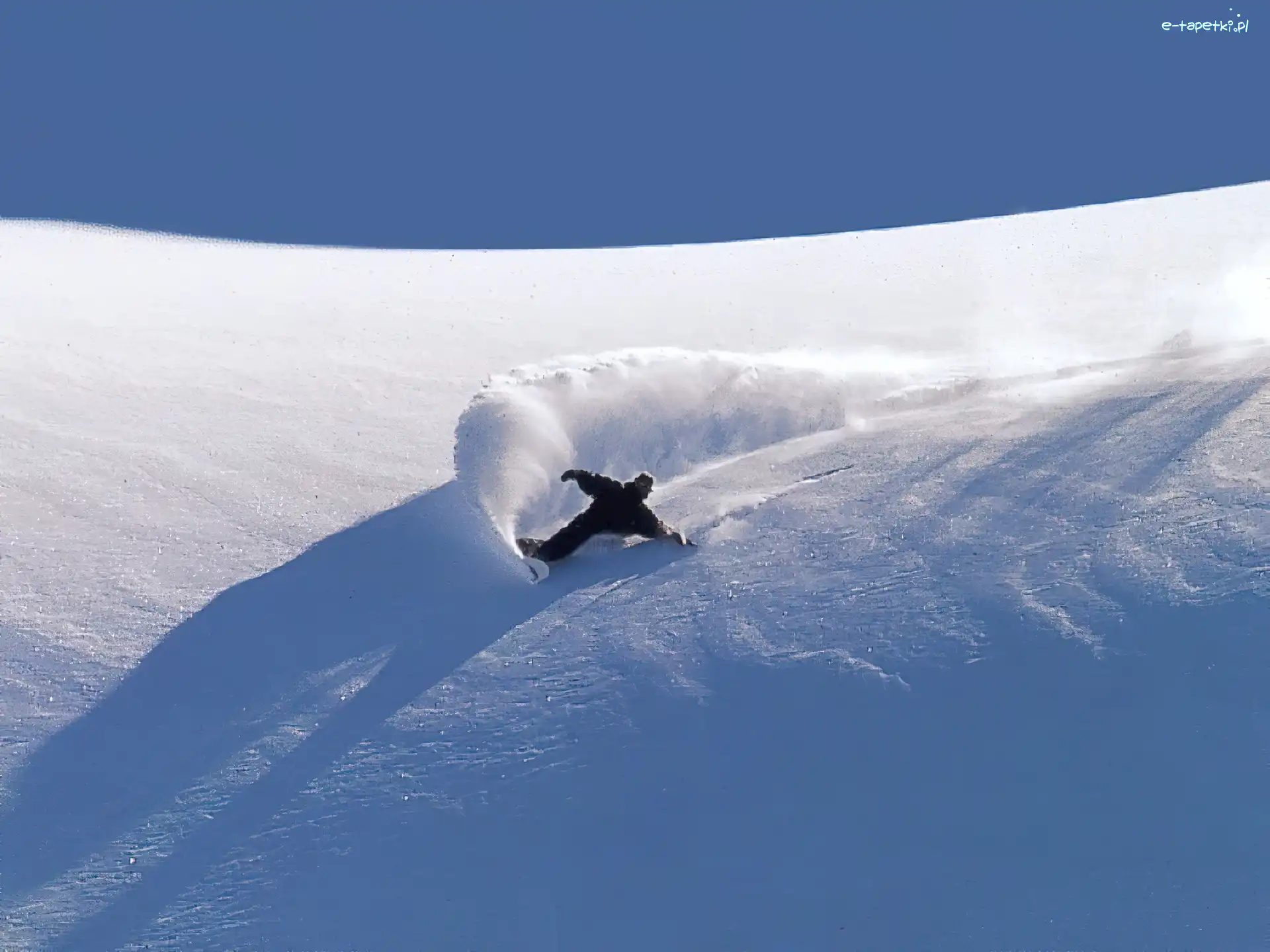 deska, śnieg, snowboardzista, Snowbording
