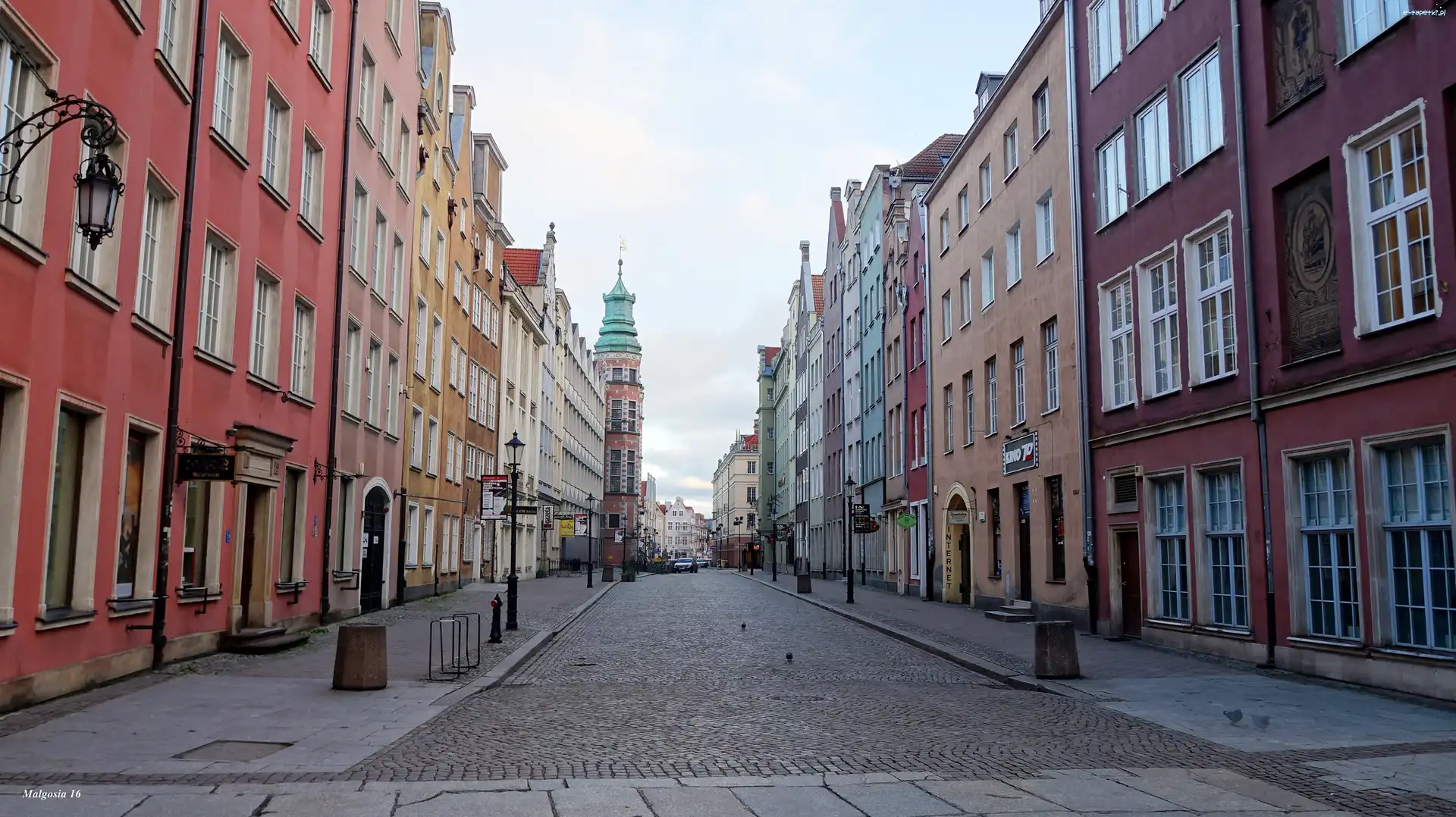 Gdańsk, Stare Miasto, Ulica, Kamienice, Zabytkowe