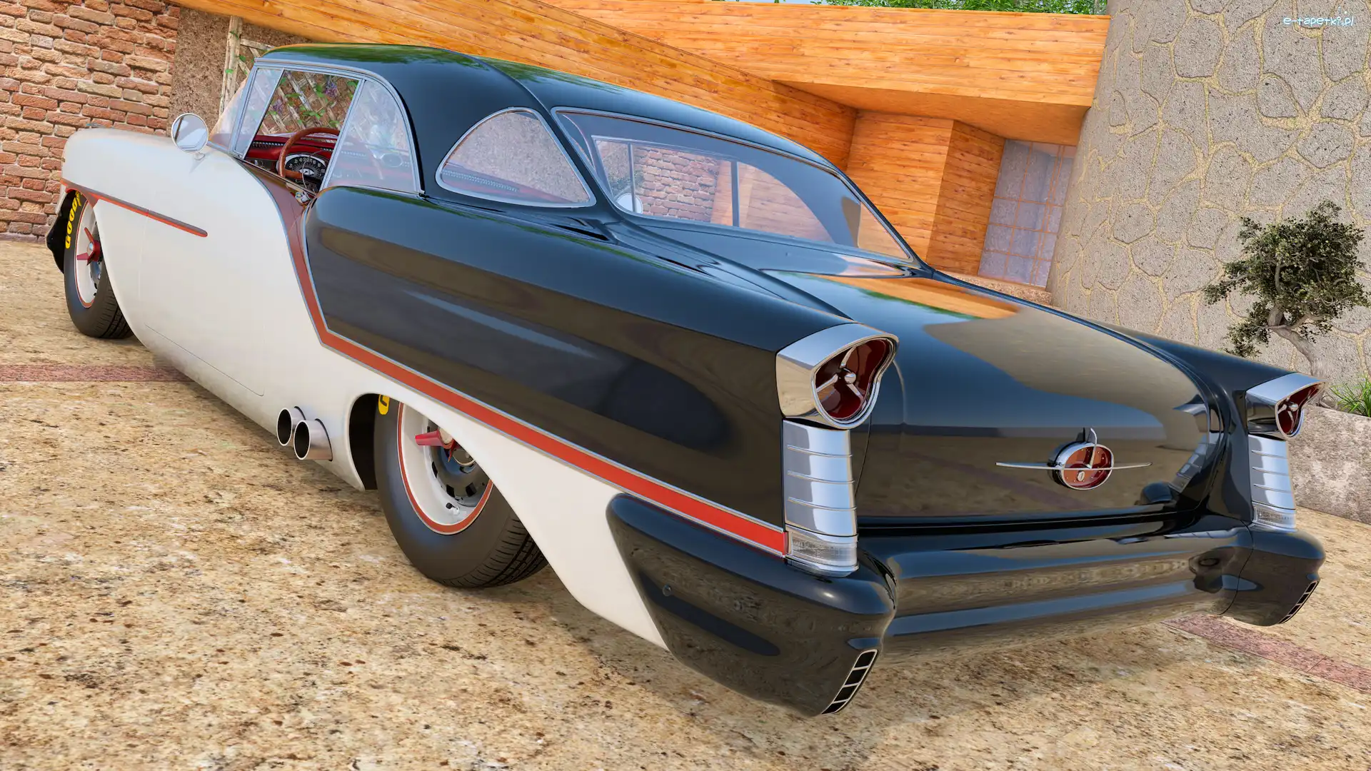 Zabytkowy, 1957, Oldsmobile 88 Coupe