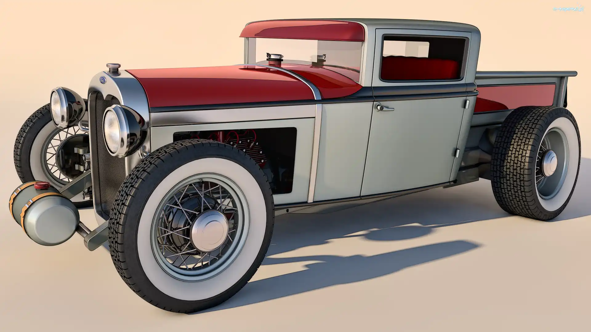 Zabytkowy, 1930, Ford Model A Pickup Rod