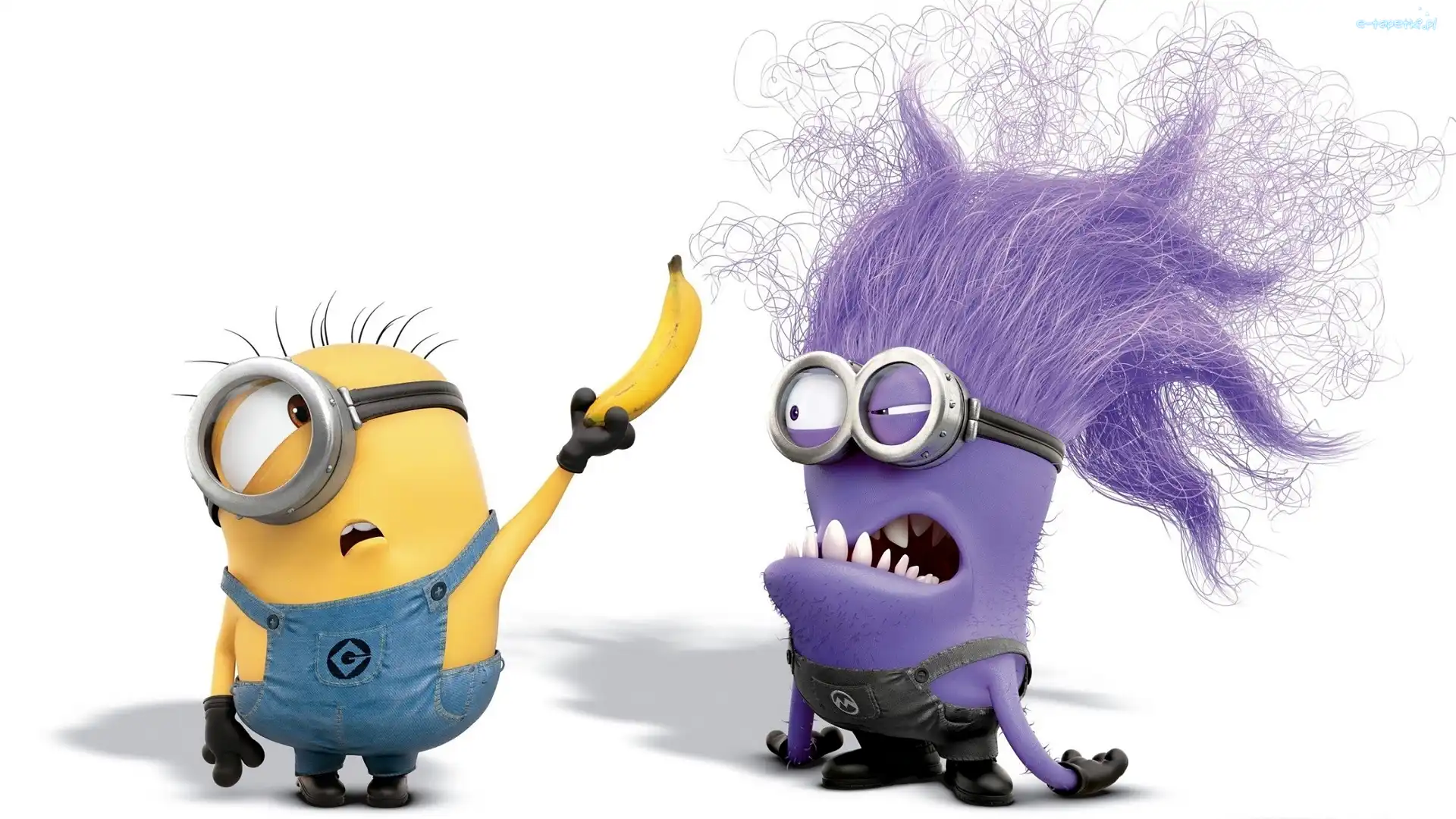 Minion Stuart, Złość, Banan, Minionki