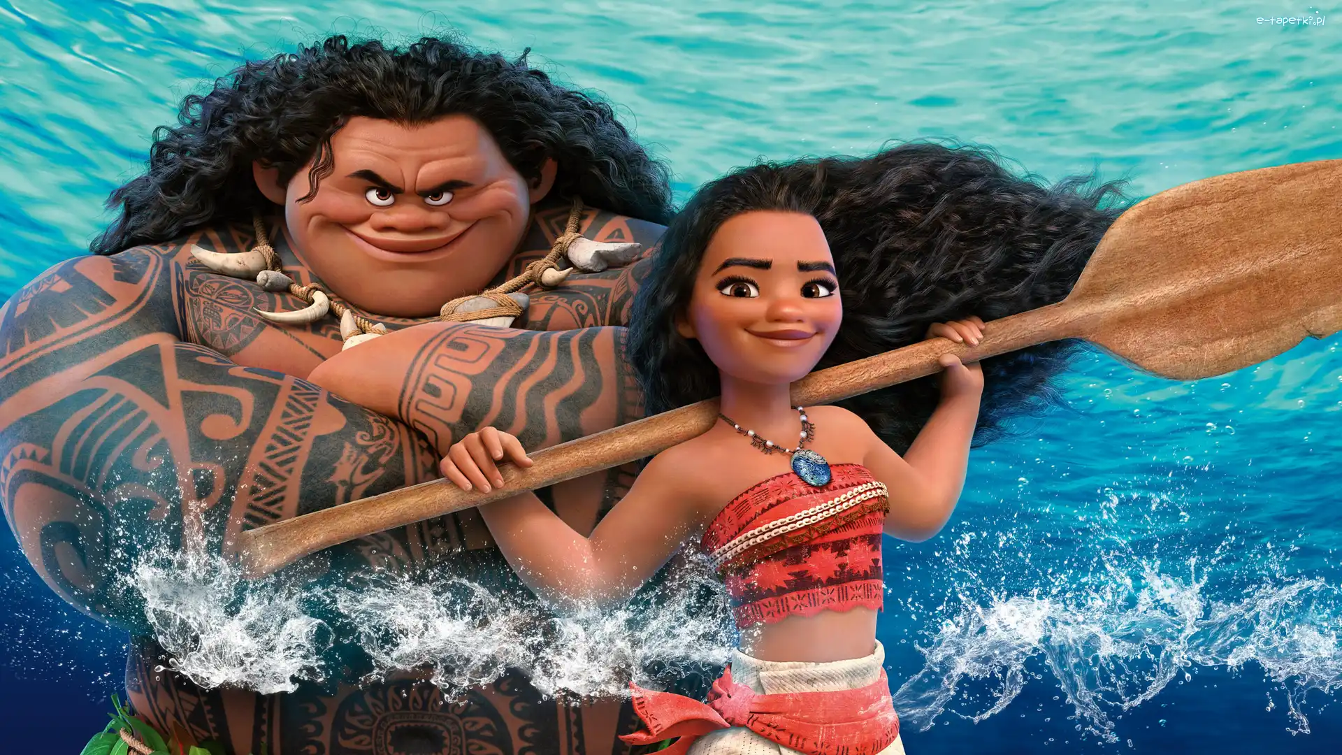 Bajka, Bohaterowie, Vaiana Skarb oceanu, Moana, Chief Tui