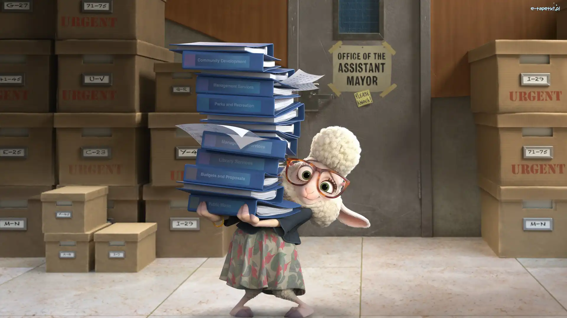 Film animowany, Zootopia, Zwierzogród, Bellwether, Postać