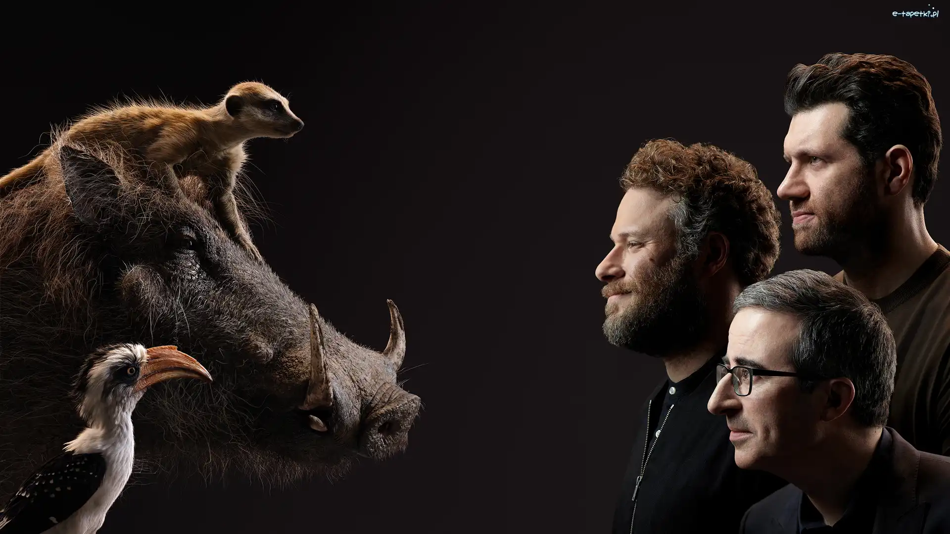 John Oliver, Film, Seth Rogen, The Lion King, Dzioborożec, Obsada dubbingowa, Billy Eichner, Surykatka, Aktor, Król Lew, Guziec