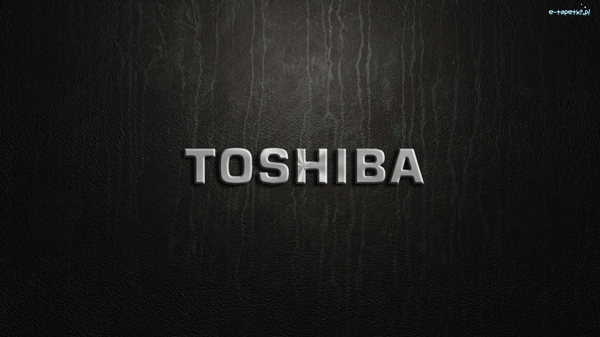 Toshiba, Napis, Logo, Tło, Grafitowe