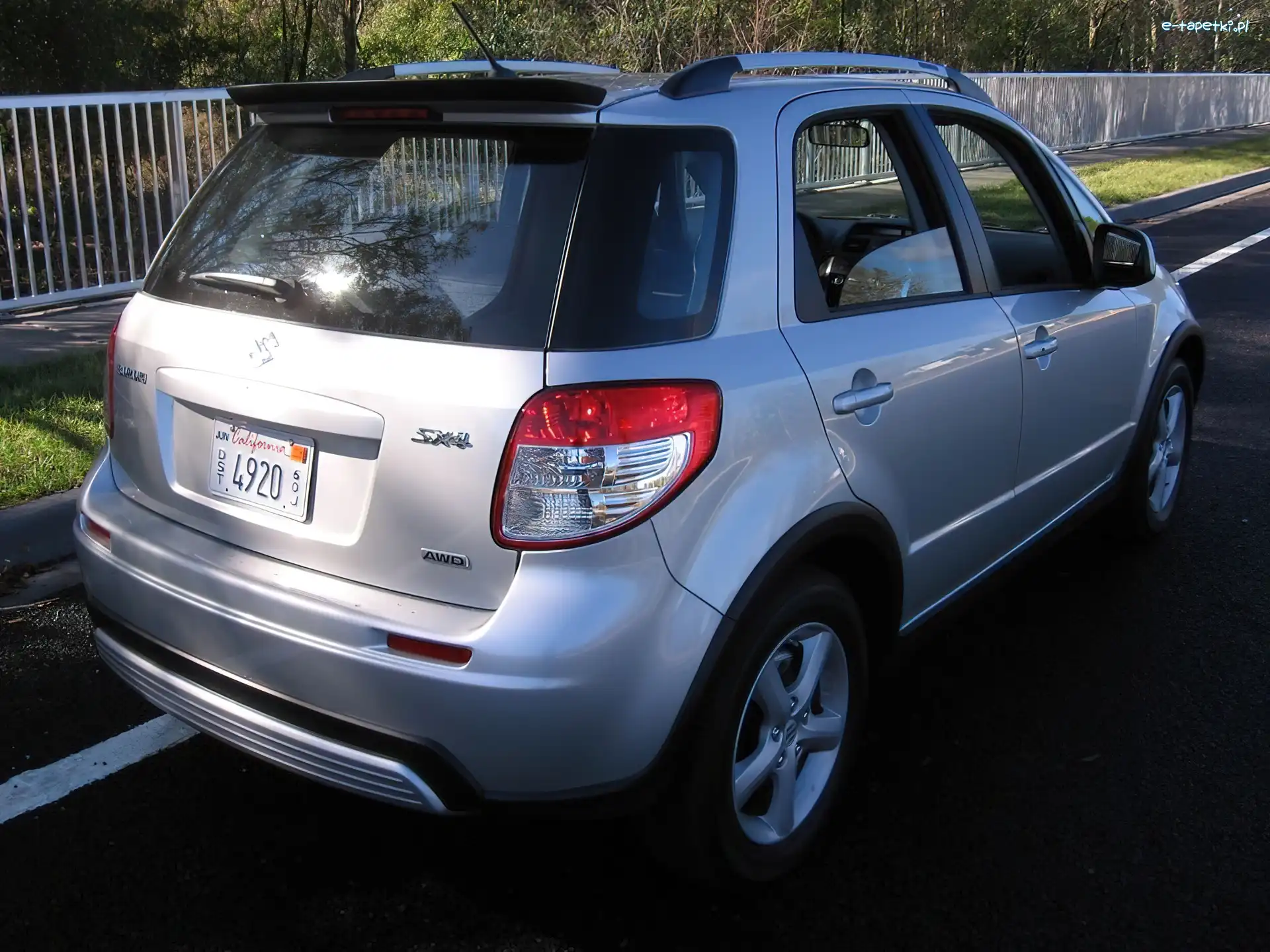 Lampy, USA, Tył, Suzuki SX4