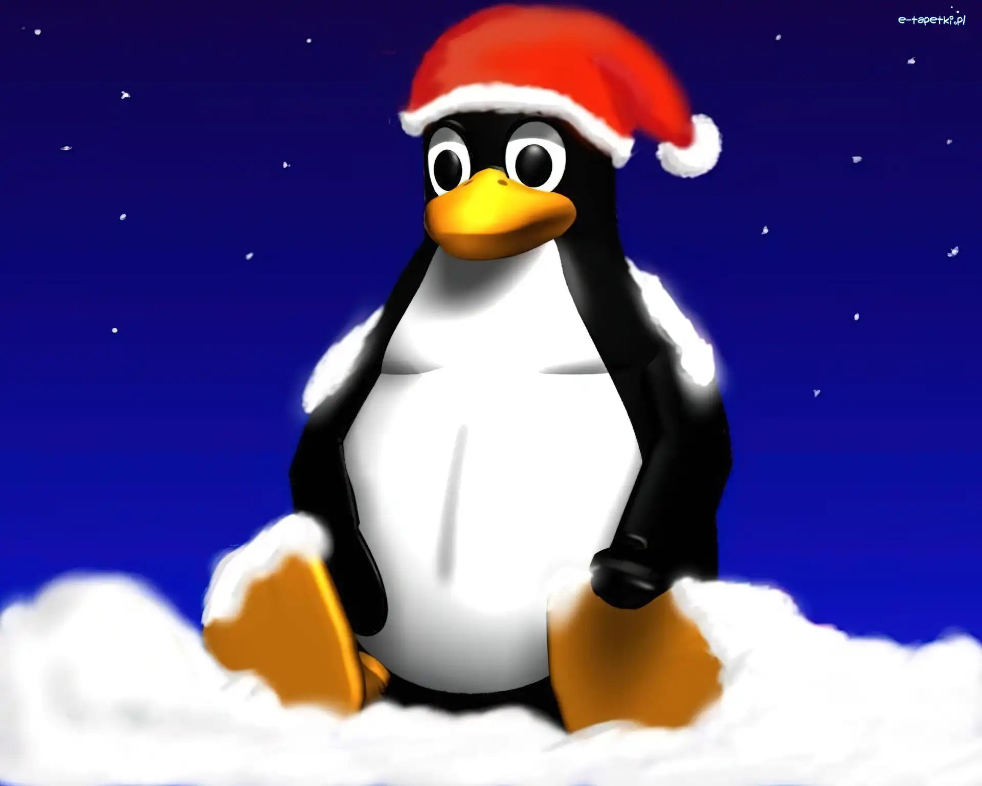 Święta, Linux, Pingwin