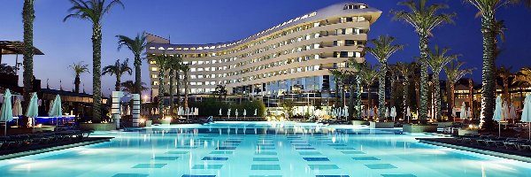 Basen, Palmy, Antalya, Hotel