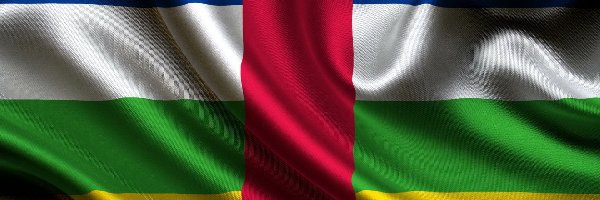 Republika Środkowoafrykańska, Flaga