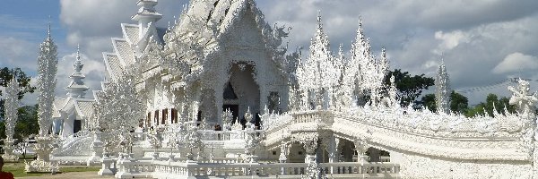 Tajlandia, Świątynia Wat Rong Khun, Biała