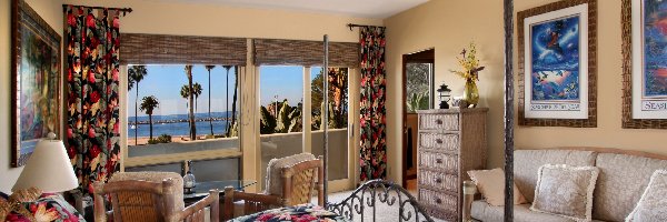 Łoże, Okno, Fotele, Sypialnia