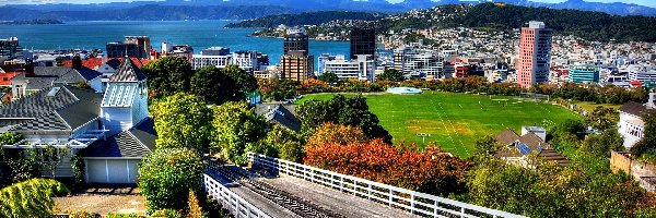 Nowa Zelandia, Miasta Wellington, Panorama