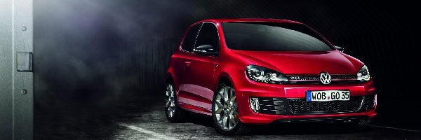 Czerwony, Golf, Volkswagen, Edition, GTI