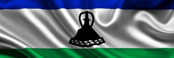 Lesotho, Flaga