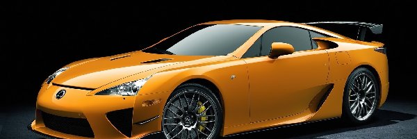 Sportowy, Pomarańczowy, Lexus LF-A