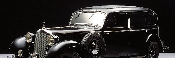 Limuzyna, Mercedes Benz 260D, Czarny