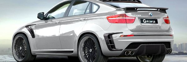 X6, BMW, Białe