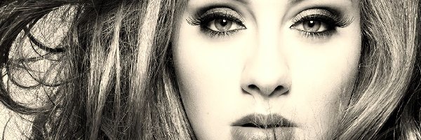 Adele, Włosy, Rozwiane, Piosenkarka
