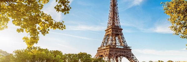 Wieża Eiffla, Francja, Paryż, Rzeka