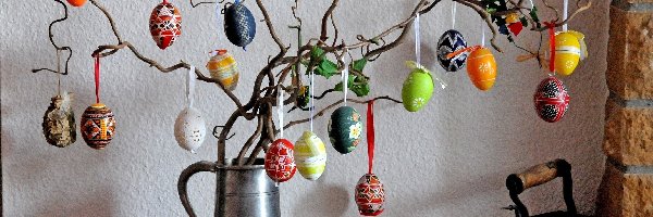 Dekoracja, Jajeczka, Wielkanocne