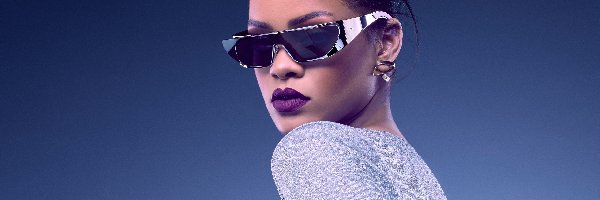 Okulary, Piosenkarka, Portret, Rihanna