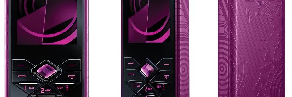 Tył, Różowa, Przód, Boki, Czarna, Nokia 7900
