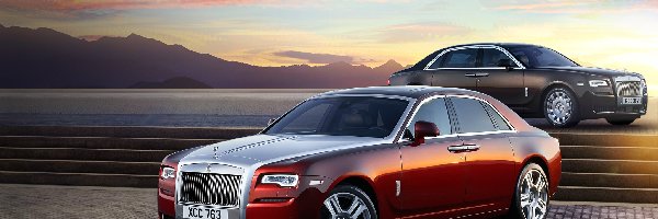 Samochody, 2017, Rolls Royce Ghost, Dwa