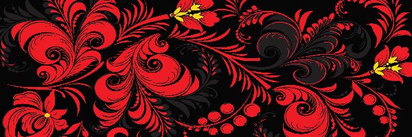 Czerwone, Tekstura, Liście, Kwiaty
