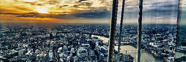 Panorama Miasta, Wschód Słońca, Londyn, Budowla