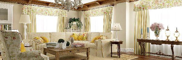 Wnętrze, Meble, Salon