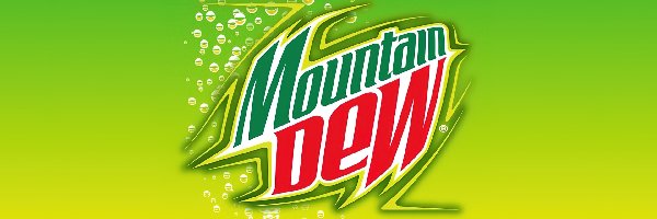 Logo, Dew, Mountain, Tło, Jasnozielone