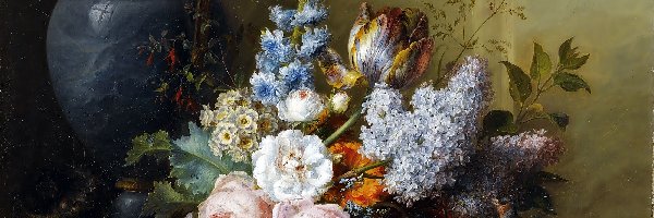 Cornelis, Bukiet, Van Spaendonck, Obraz, Kwiatów