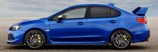 Bok, Subaru Impreza, Niebieskie