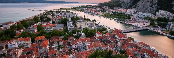 Miasto, Adriatyk, Omis, Chorwacja