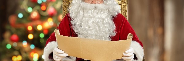 Choinka, List, Mikołaj