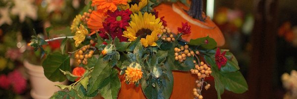 Kwiatów, Bukiet, Jesienny