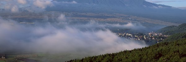 Dolina, Góra, Chmury