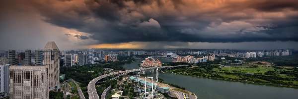 Most, Rzeka, Azja, Singapur