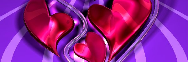 Serca, Miłość, Grafika 3D