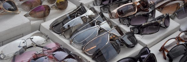 Wystawa, Przeciwsłoneczne, Okulary, Moda