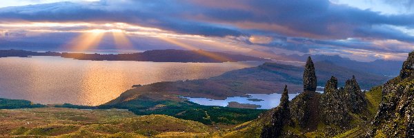 Góry, Staw, Jezioro, Szkocja