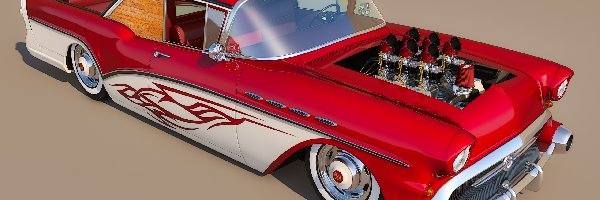 1957, Buick Century Caballero Wagon Custom, Zabytkowy