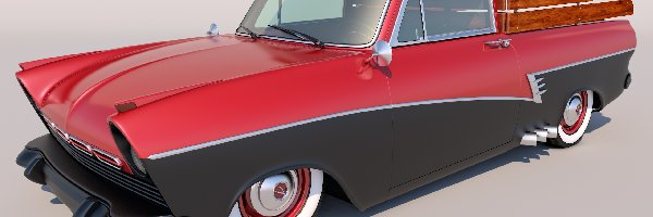 1957, Zabytkowy, Ford Taunus 17M P2