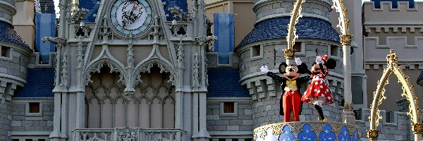 Zamek, Myszka Miki, Disneyland, Mini, I