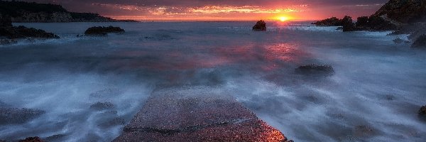 Morze Skały, Zachód Słońca
