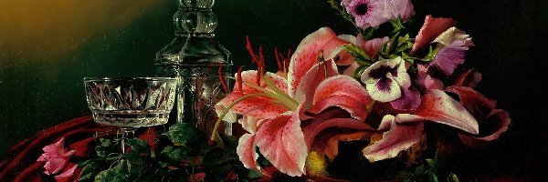 Obraz, Bukiet Kwiatów, Aleksiej Antonow