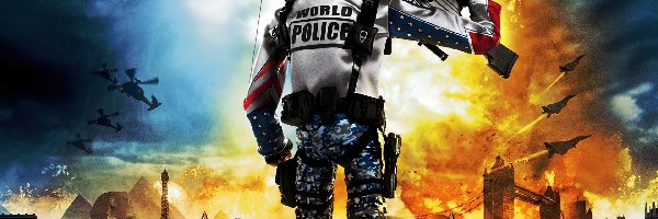 Team America World Police, Ekipa Ameryka Policjanci z jajami, wybuch