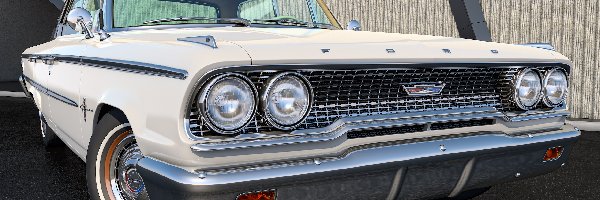 Ford Galaxie 500, Przód, 1963, Zabytkowy