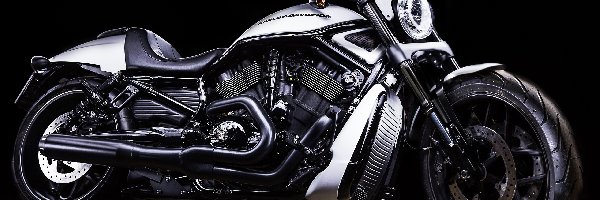 Harley Davidson, Tło, Ciemne, Motocykl